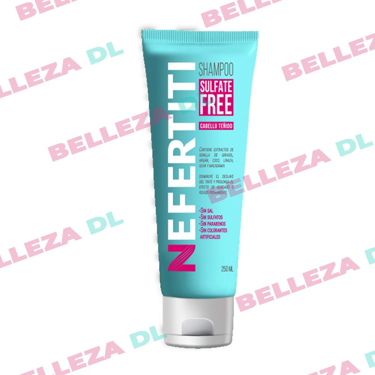 Shampoo Libre De Sulfartos Para Cabello Teñido Nefertiti