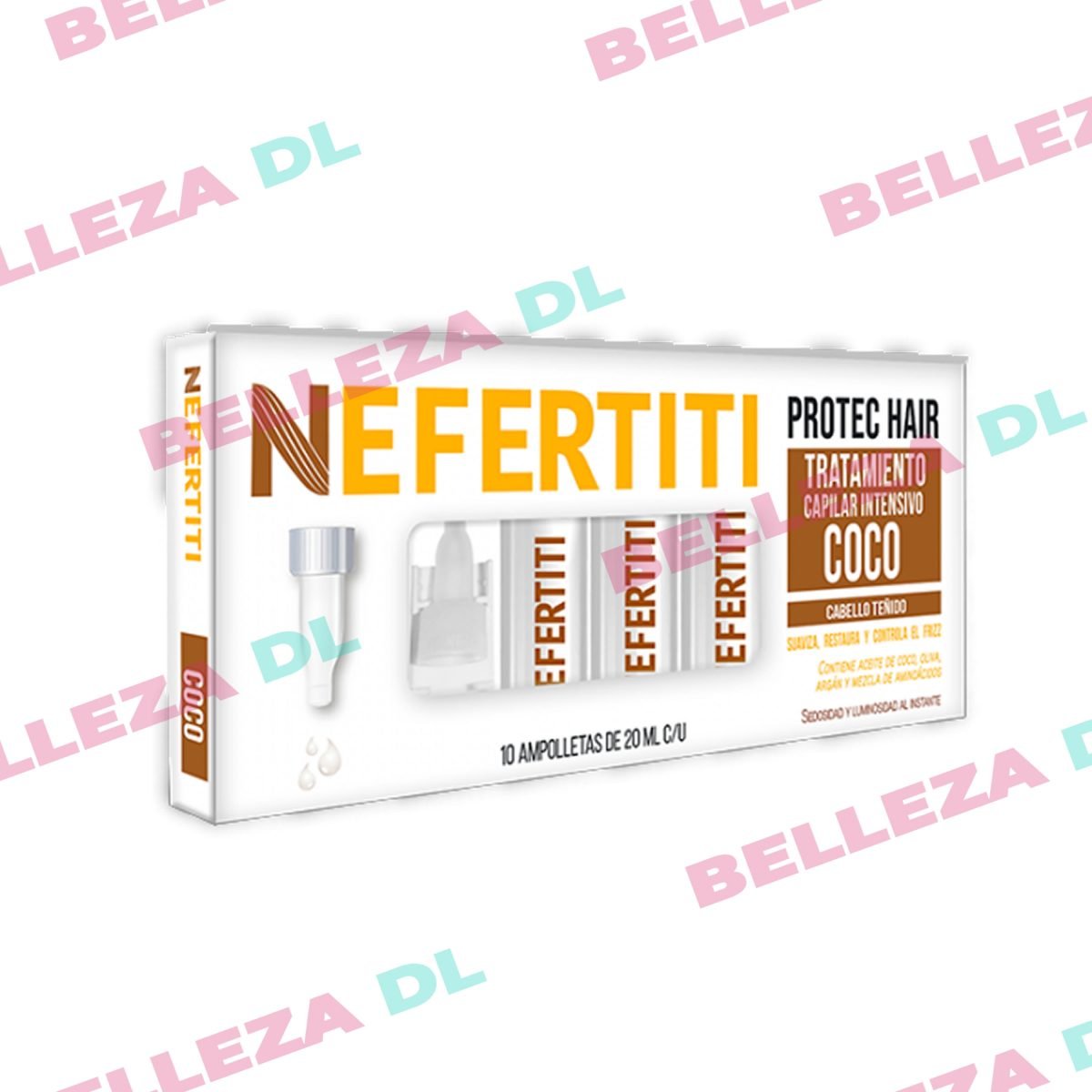 Ampolletas Protec Hair Coco Nefertiti